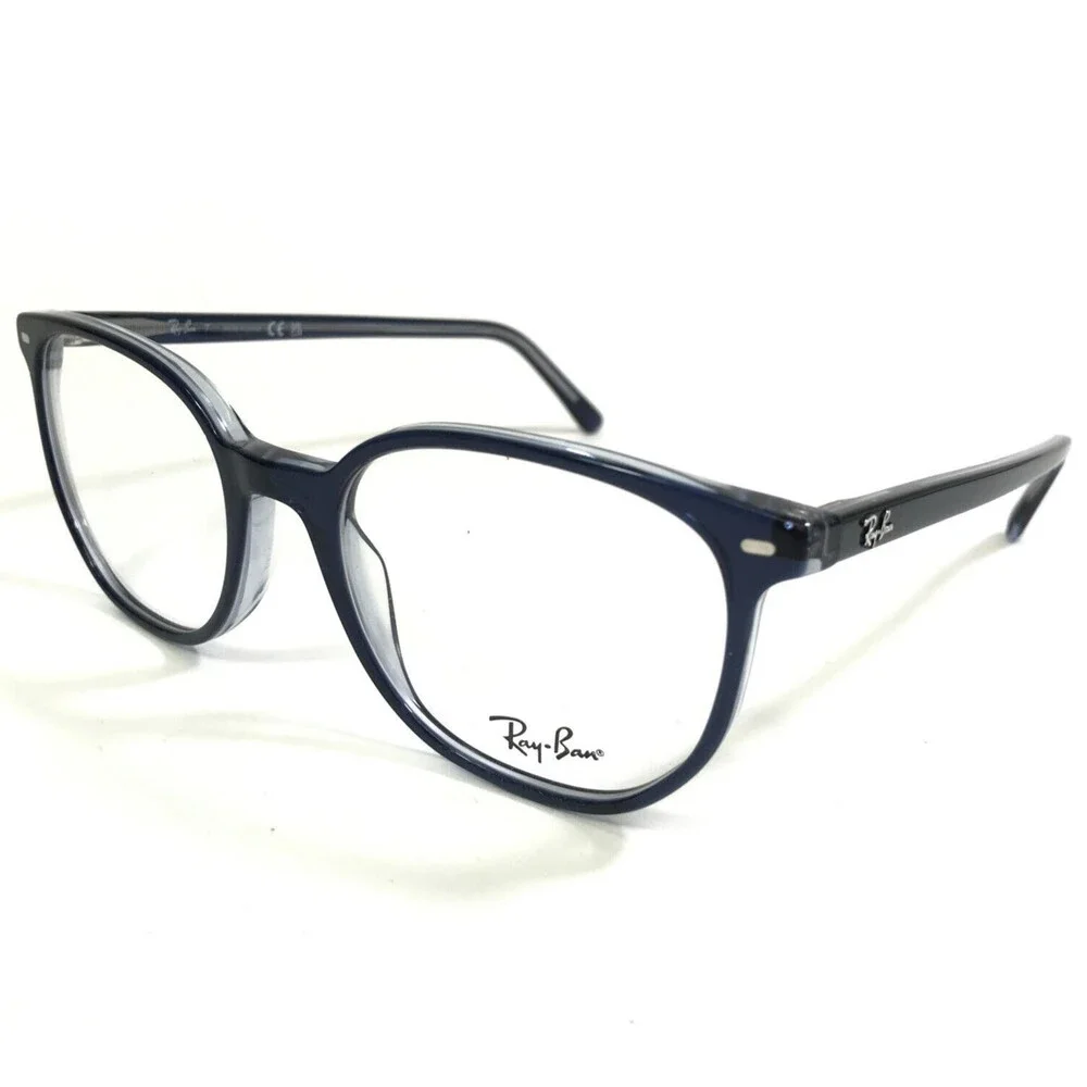 Ray-Ban Eyeglasses Frames RB5397 ELLIOT 8324 Blue Clear Square 52-19-145